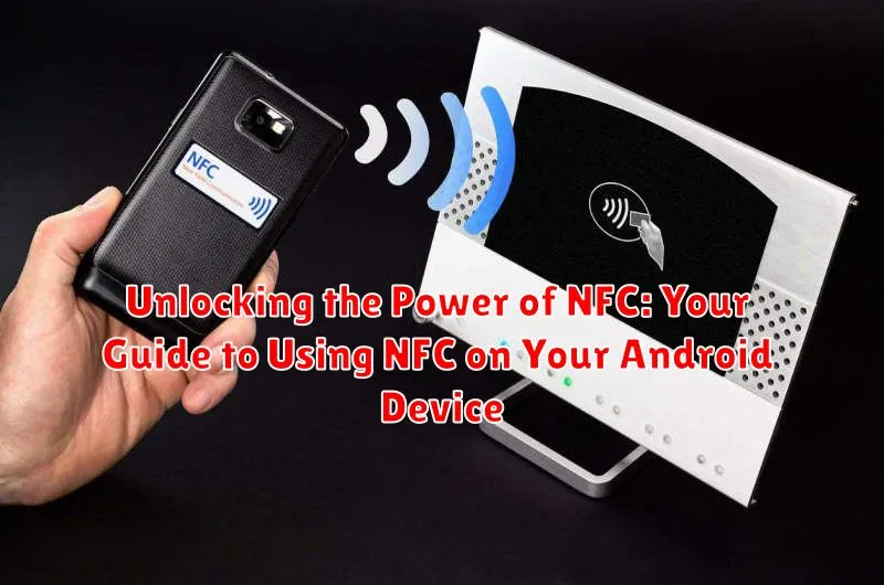 Unlocking the Power of NFC: Your Guide to Using NFC on Your Android Device